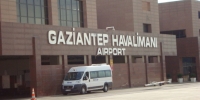 قصف مطار غازي عنتاب التركي بصواريخ من الأراضي السورية