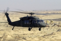 استشهاد 4 ضباط في سقوط طائرة بلاك هوك سعودية بمأرب