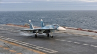 بدء إقلاع الطائرات الروسية من على متن &quot;كوزنتوف&quot; قبالة الشواطئ السورية
