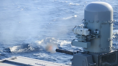 U.S. Navy conducts first live fire test with SeaRAM® recently installed on USS Carney