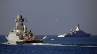 الدفاع الروسية: سفننا جاهزة لضرب &quot;داعش&quot; بصواريخ كاليبرمن المتوسط