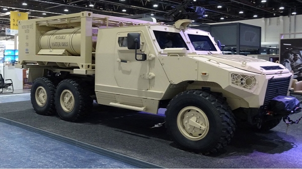 NIMR LAUNCHES LATEST ARMOURED LOGISTICS VEHICLE AT IDEX 2017, SHOWCASES HIGH MOBILITY WATER RESUPPLY APPLICATION WITH WEW