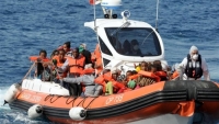 البحرية الإيطالية: مقتل سبعة مهاجرين في غرق مركب قبالة ليبيا
