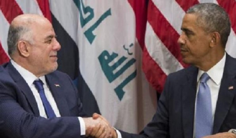 أوباما يؤكّد للعبادي دعم بلاده للعراق ضد الإرهاب